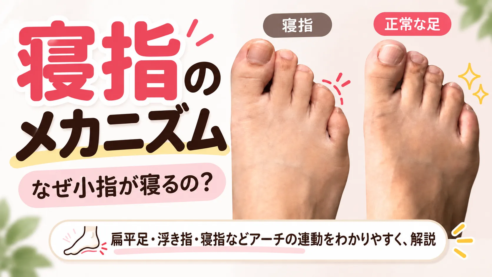寝指のメカニズム